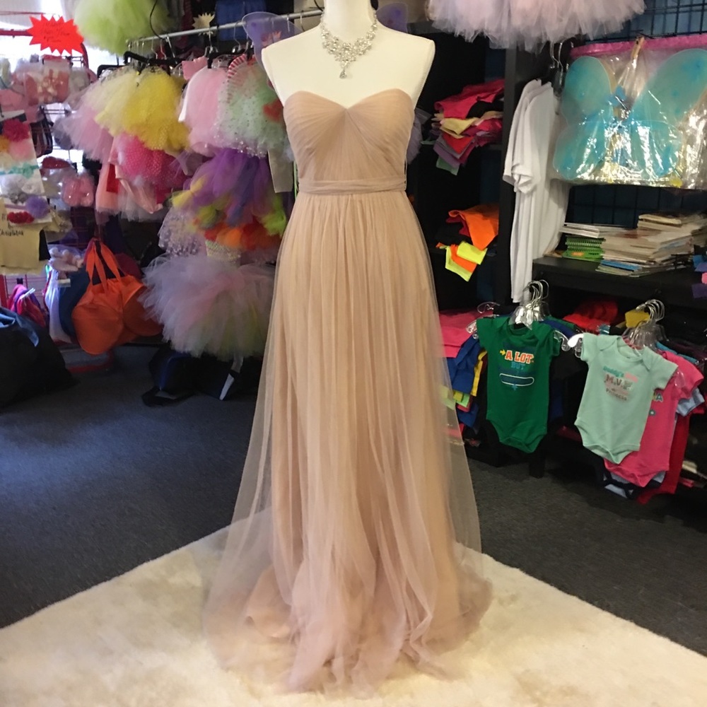 PROM dress Champagne tulle dress - Picture 2 of 5